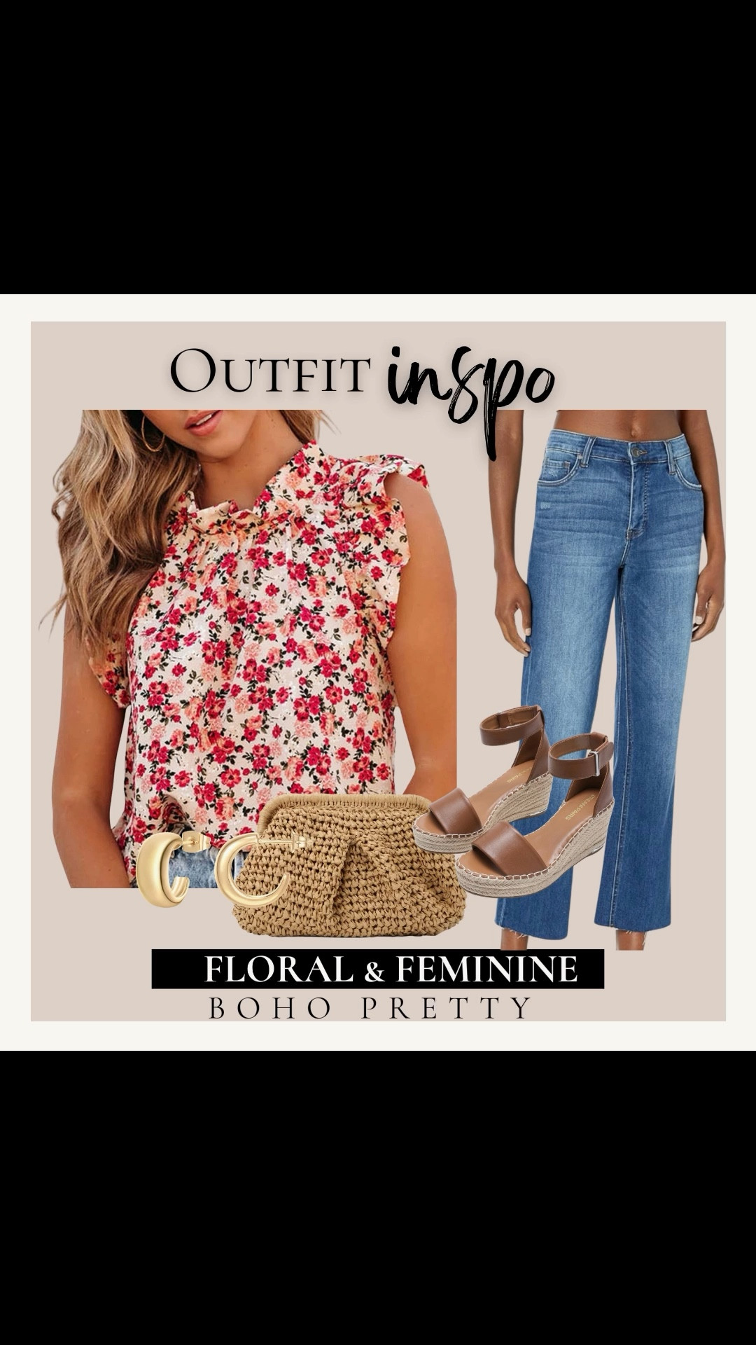 Floral and Feminine, this outfit is perfect for spring.  Pack this entire look for your next beach vacation ☀️Wear it on a shopping trip day or to dinner.  

#LTKSaleAlert #LTKootd #LTKOver40