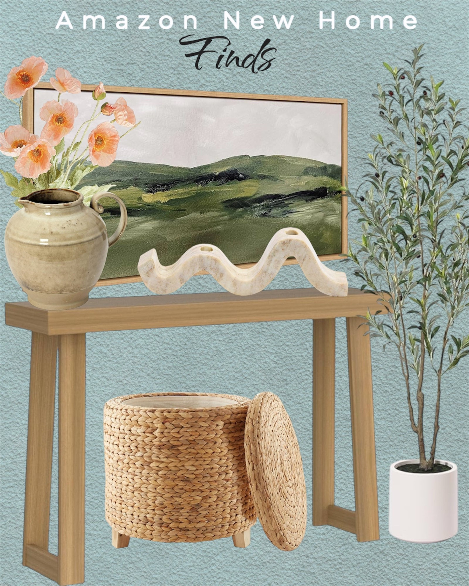 New home finds from Amazon. Entryway idea. Love the console table. 



Amazon home decor, summer decor, wall art, 

#LTKStyleTip #LTKSeasonal #LTKHome #LTKSaleAlert