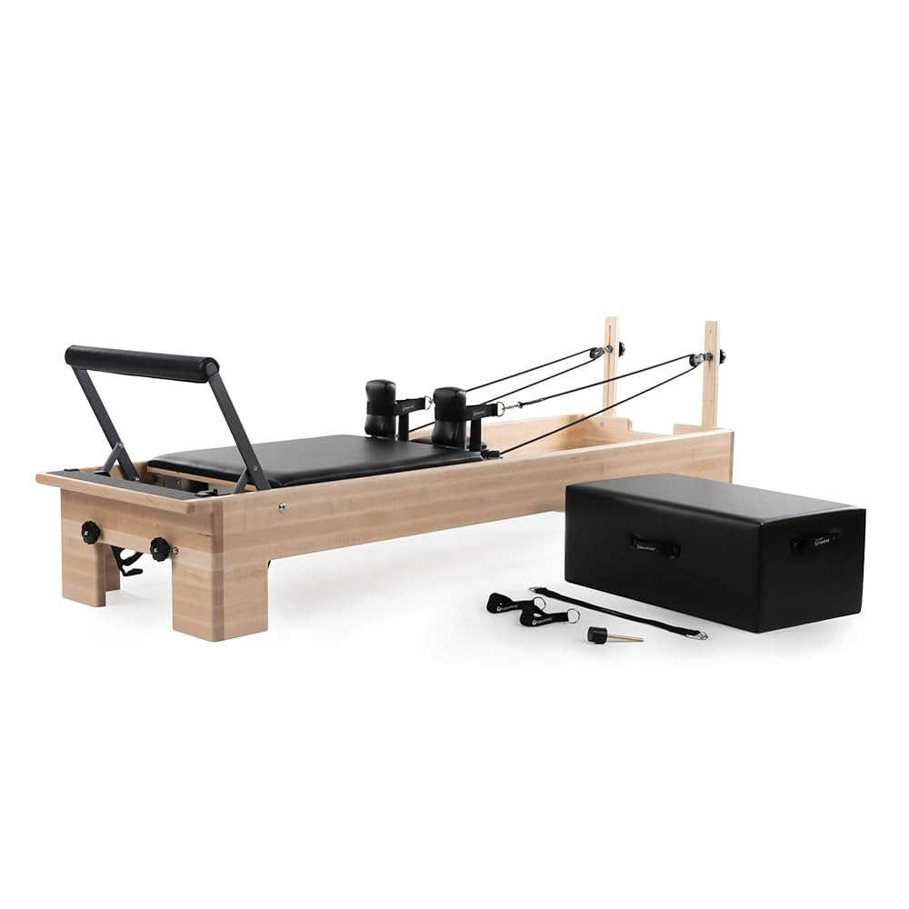 Balanced Body Studio Pilates Reformer with Sitting Exercise Box, Pilates Machine for Studio or at... | Amazon (US)