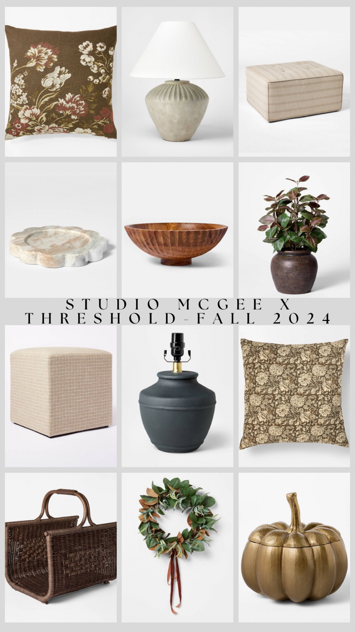 I’m not thinking about fall at all yet but the new Studio McGee x Threshold dropped already and things will absolutely sell out quickly! I’m adding pillows and that slate gray lamp to my cart!

#LTKFindsUnder100 #LTKHome #LTKFindsUnder50
