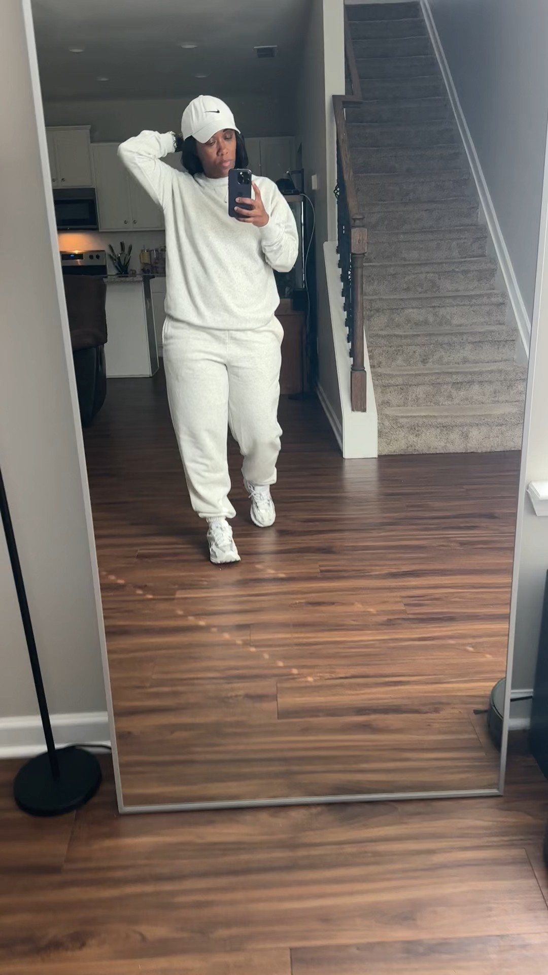 Heather grey sweatshirt and sweatpantss

#LTKFindsUnder50 #LTKOver40 #LTKActive