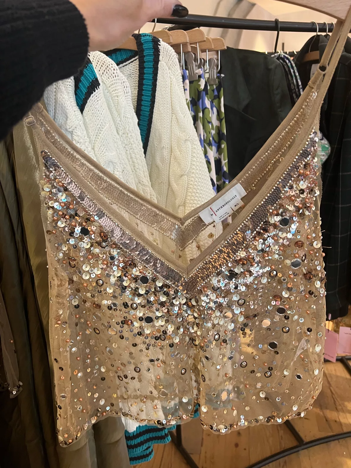 By Anthropologie Embellished Cami