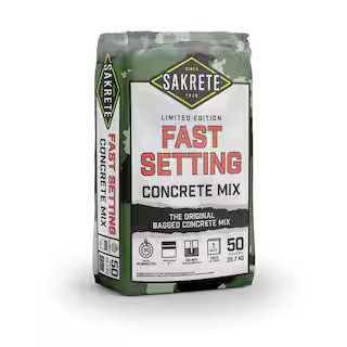 SAKRETE 50 lb. Fast Set Concrete Mix 65305535 - The Home Depot | The Home Depot