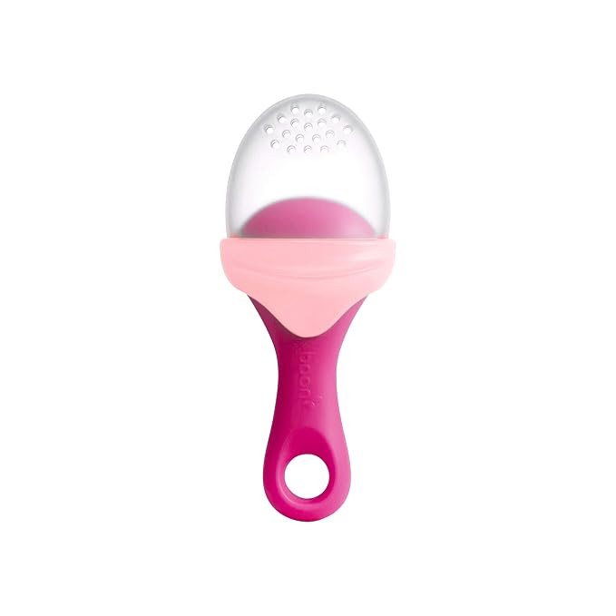Boon Pulp Silicone Baby Fruit Feeder - Soft Silicone Baby Feeding - Fruit and Vegetable Baby Led ... | Amazon (US)