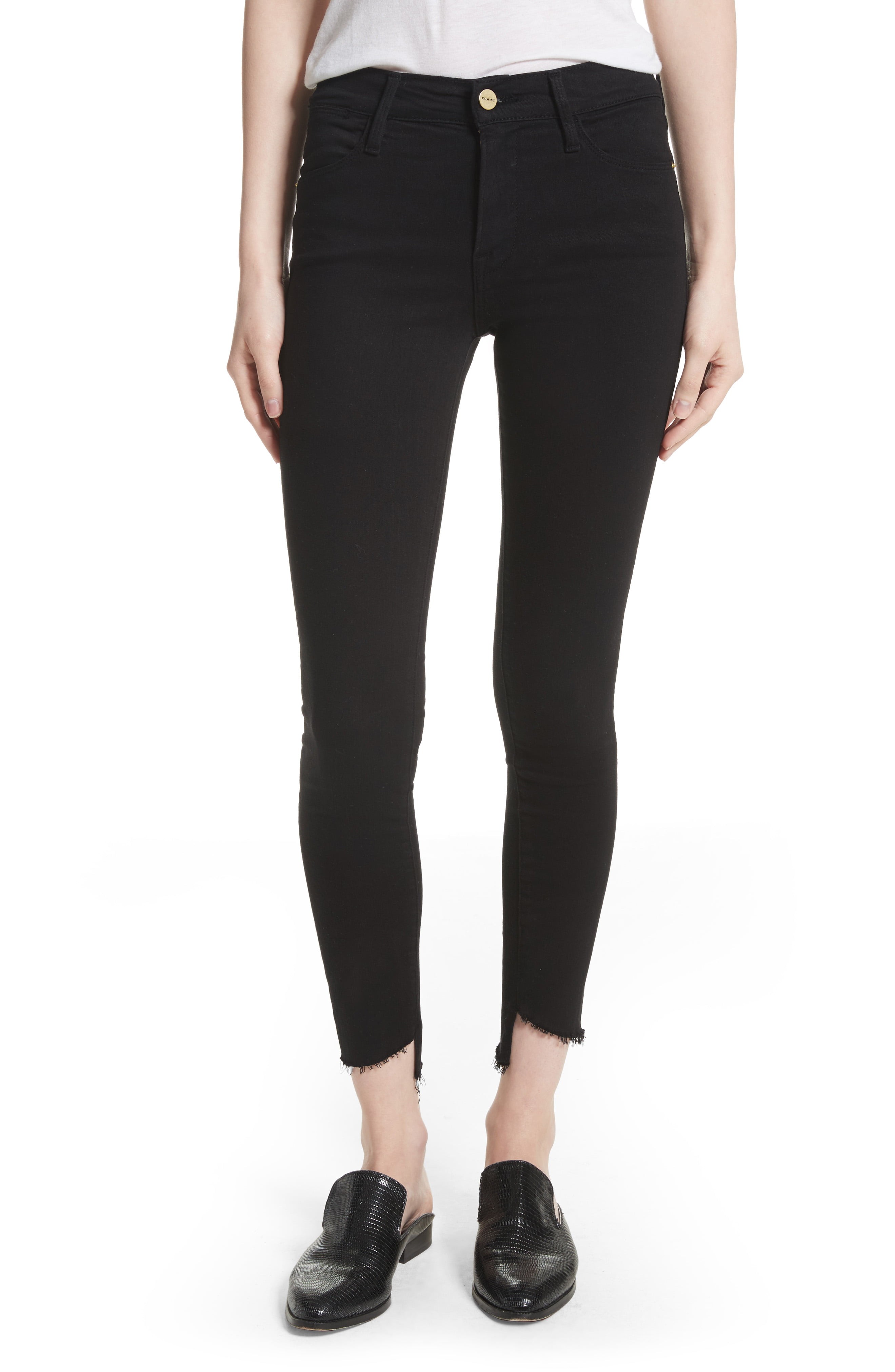 Le High Skinny Step Hem Jeans | Nordstrom