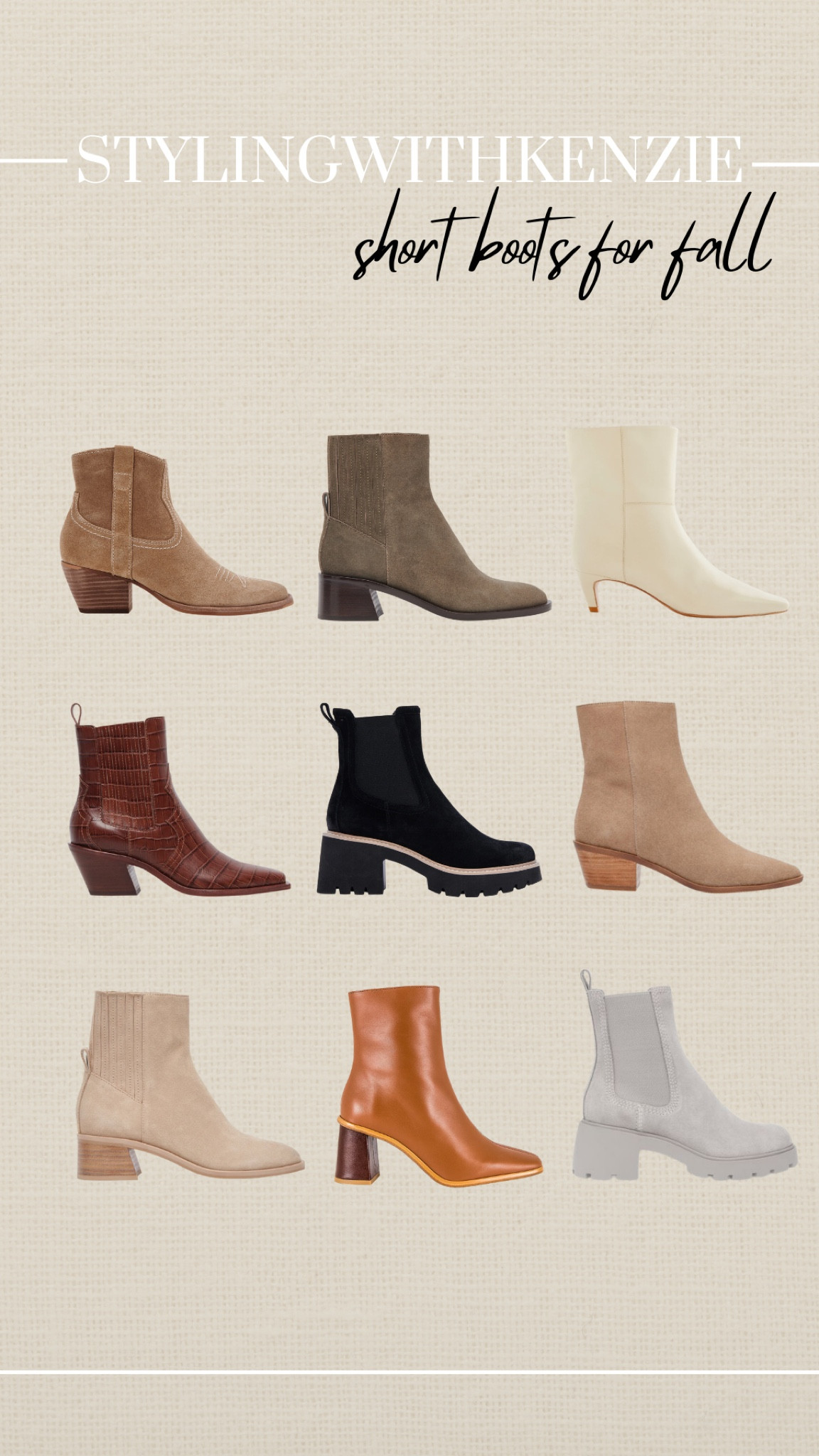 Short boots for Fall 2023 🍁🤍☕️

Fall Boots | Fall Booties | Short Boots | Boots 

#LTKSeasonal #LTKunder100 #LTKunder50