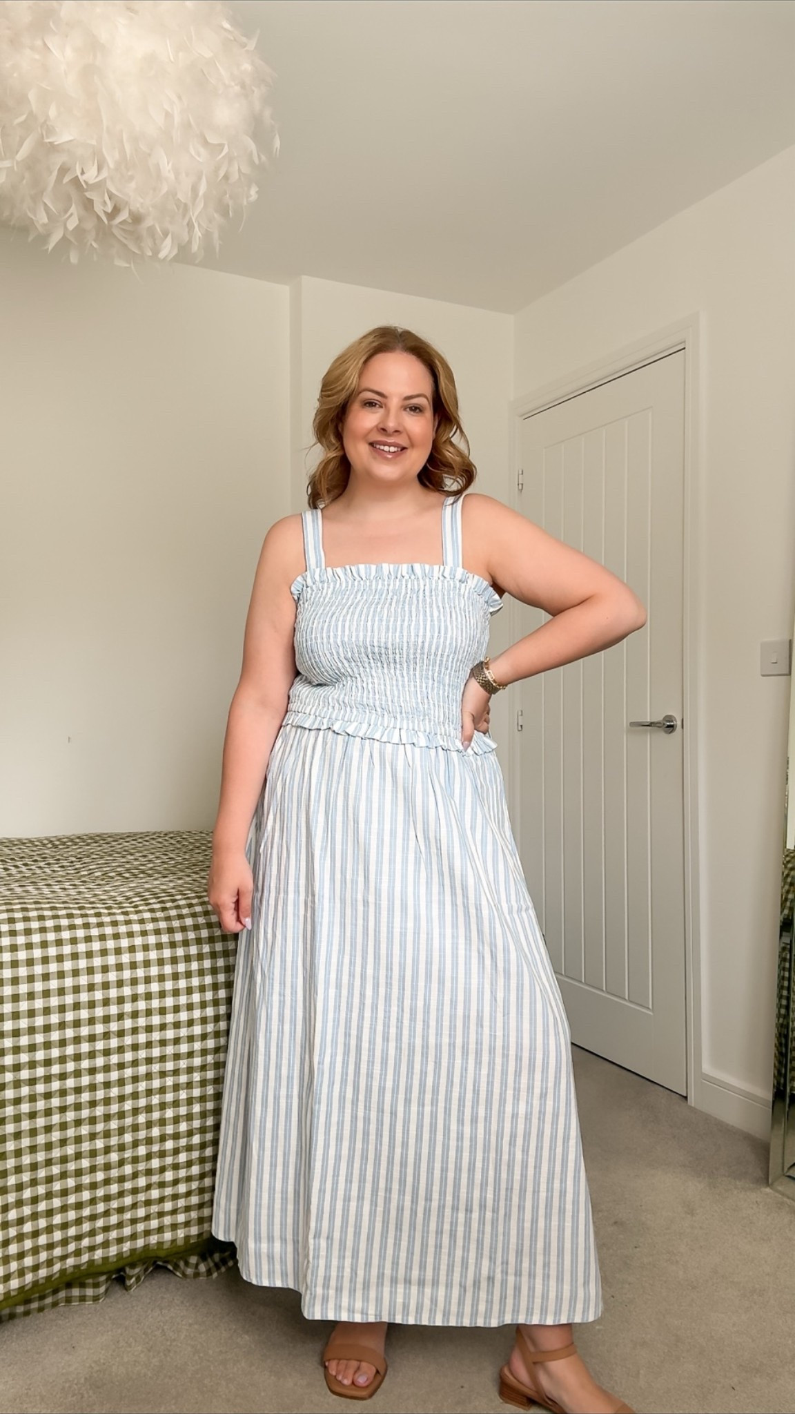 Summer dress, striped dress, midi dress, midsize summer outfit

#LTKdresses #LTKmidsize #LTKsummer
