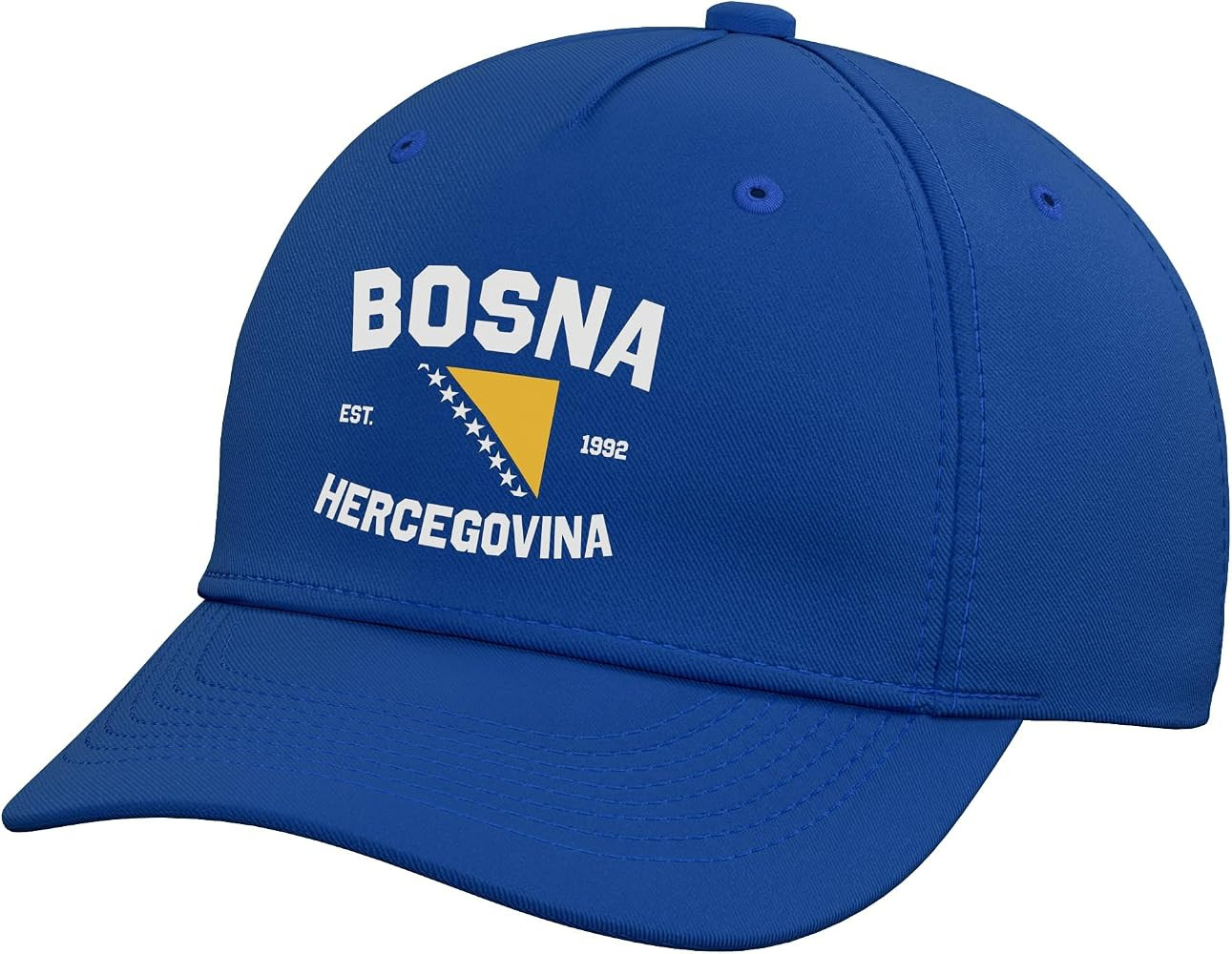Bosnian Flag Balkan Bosnia and Herzegovina Bosna Adjustable Baseball Hat | Amazon (US)