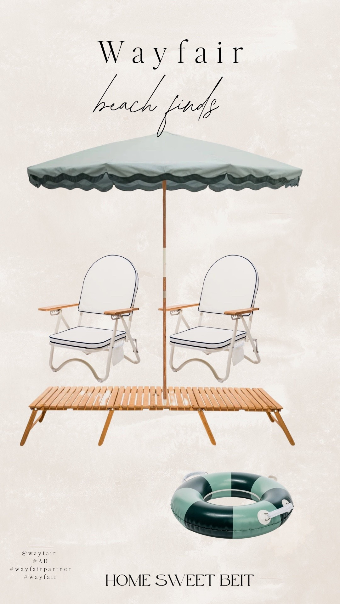 I ordered this beach picnic table from @Wayfair and it is so convenient and looks upscale! I had a few people asked me if I hired a company to rent it out! 

Summer spring beach finds beach chair picnic table beach umbrella 

Wayfair
beach unde

#AD
#wayfairpartner
#wayfair