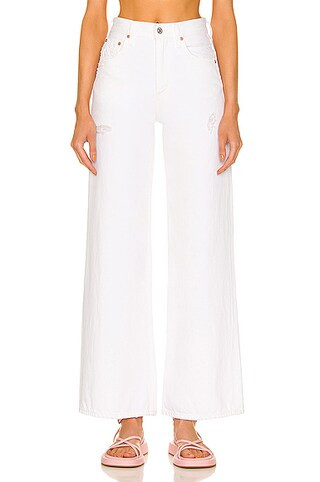 Citizens of Humanity Paloma Baggy in White | FWRD 