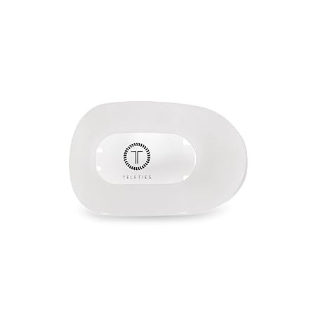 TELETIES - Large Flat Round Clip - Strong Grip, Bendable Teeth, Comfortable Curved Design - For L... | Amazon (US)