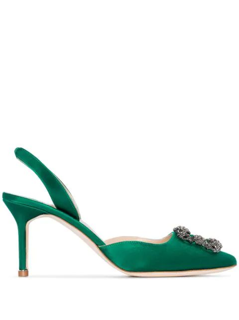 Hangisi 70mm slingback pumps | Farfetch (US)