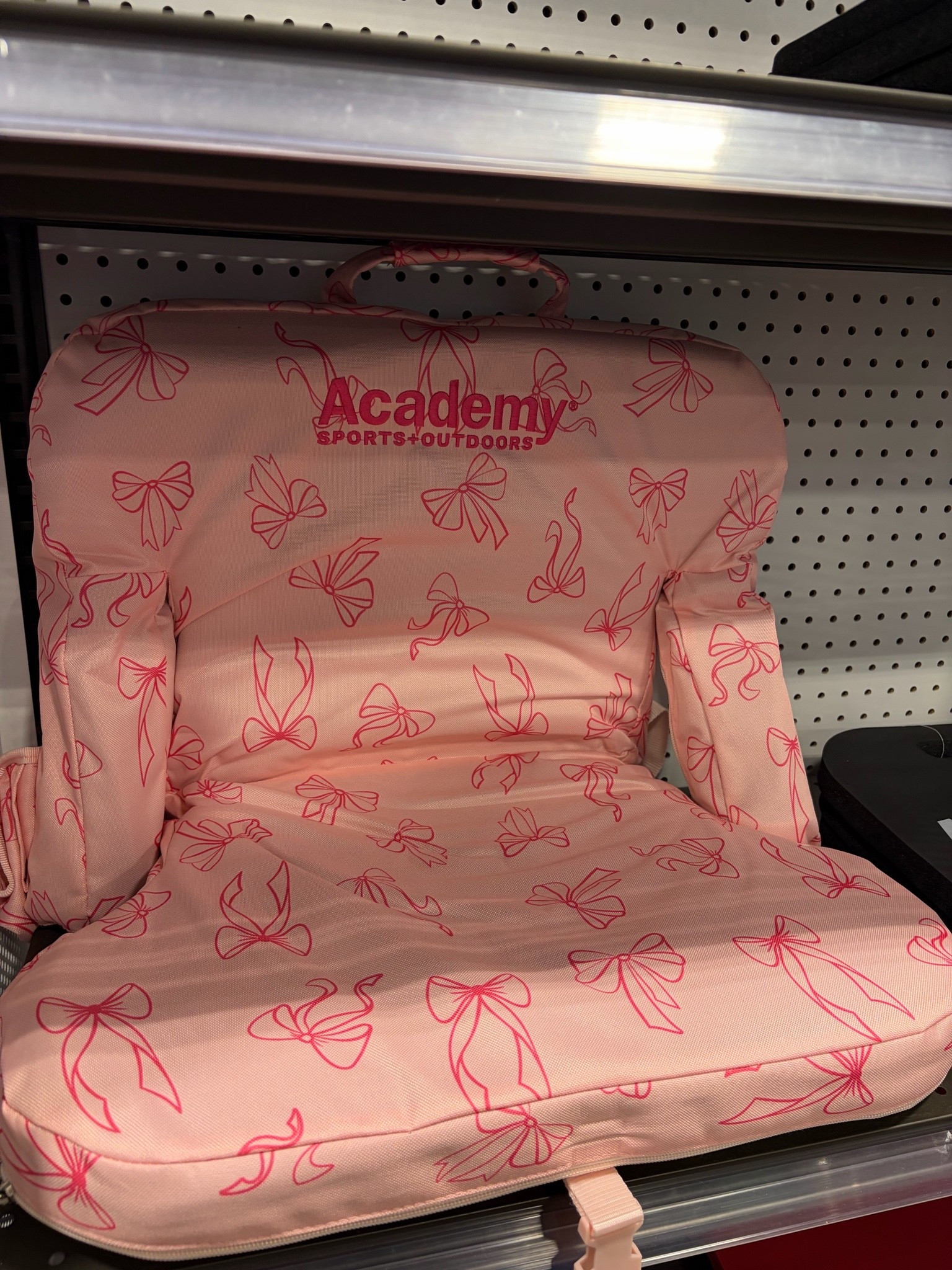 The cutest bleacher cushion at academy! 🎀💝

#LTKmomlife #LTKgrwm #LTKActive