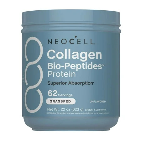 Collagen Bio-Peptides Powder | 22oz | Super Hair, Skin, Nails | Grassfed Protein Supplement | by NeoCell | Walmart (US)