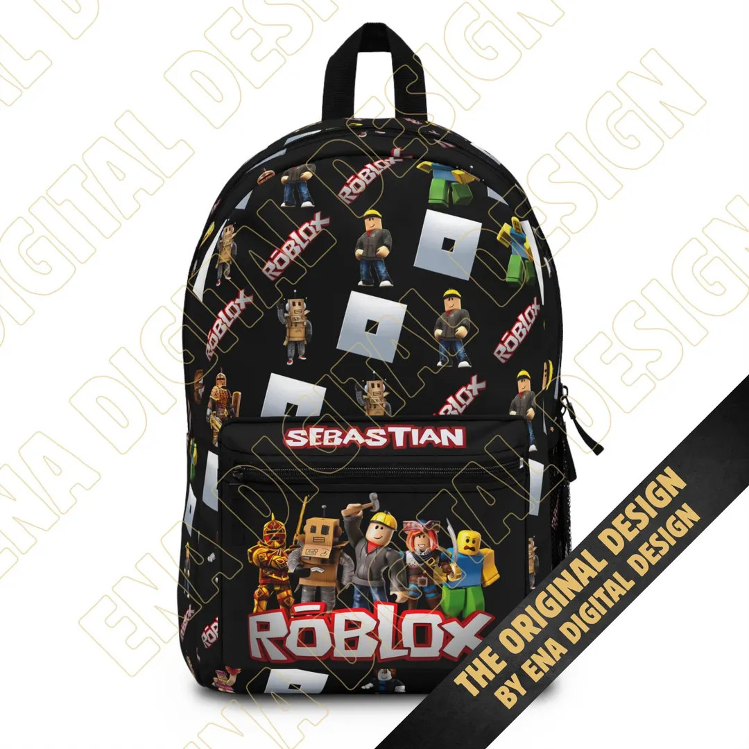 Roblox Backpack Personalized With Your Name | Durable & Waterproof for School, Trips and Adventur... | Etsy (US)