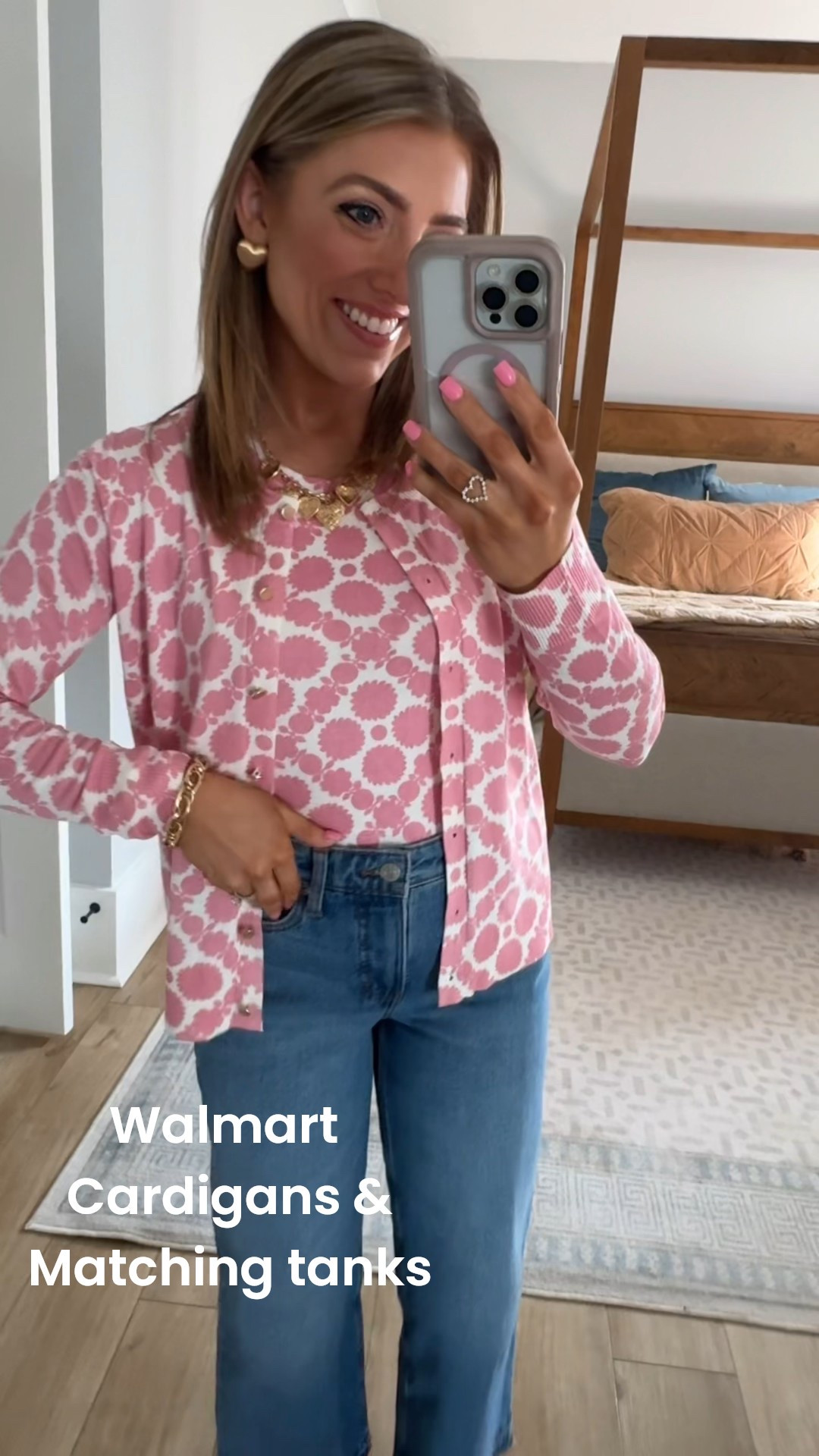 So obsessed with these new Walmart cardigan + matching tank sets 😍 The perfect throw-on outfit for everyday style—each cardigan AND sleeveless tank is under $15, making this an easy, affordable way to look put-together without trying too hard.

These lightweight knit sets are perfect for layering, school drop-off, work days, weekend errands, and even travel outfits. I love how you can wear the tank solo on warmer days and add the cardigan when you need a little extra coverage. The fit is flattering, comfy, and so easy to style with wide-leg jeans, straight-leg denim, skirts, or tailored pants.

Available in the cutest colors and patterns—perfect for spring outfits, summer layering, and those in-between weather days. One of those Walmart finds you’ll reach for on repeat 🤍

#WalmartFashion #WalmartFinds #AffordableStyle #Under15Finds #BudgetFriendlyFashion #EverydayOutfits #EasyStyle #LayeredLooks #SpringOutfits #CasualChic #CapsuleWardrobe #MatchingSets #CardiganStyle #SleevelessTops #DenimOutfits #MomStyle #RealLifeStyle #LTKFinds #ShopMyLook