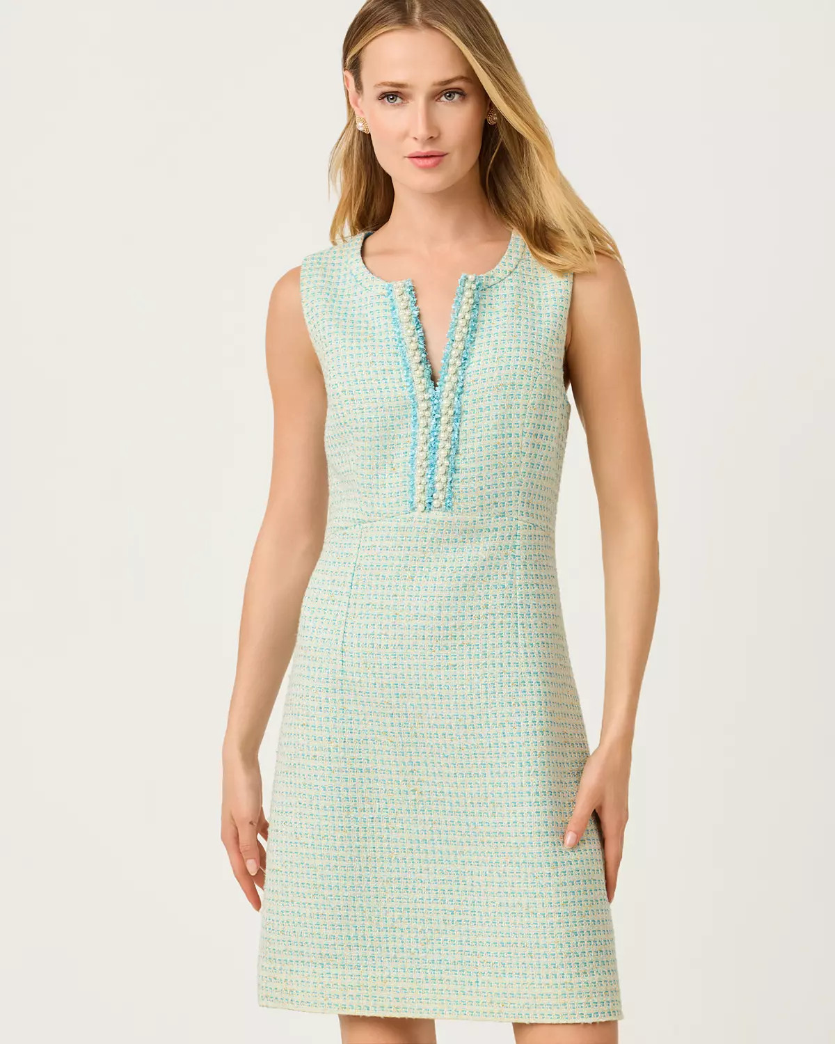 Aria Beaded Boucle Shift Dress | Lilly Pulitzer