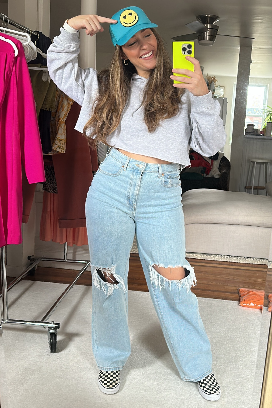 Oop! The hat is avail!
Ps - I linked the CLOSEST pair of jeans I could find from same brand. They might even be the same? But I can’t be for certain 

#LTKcurves