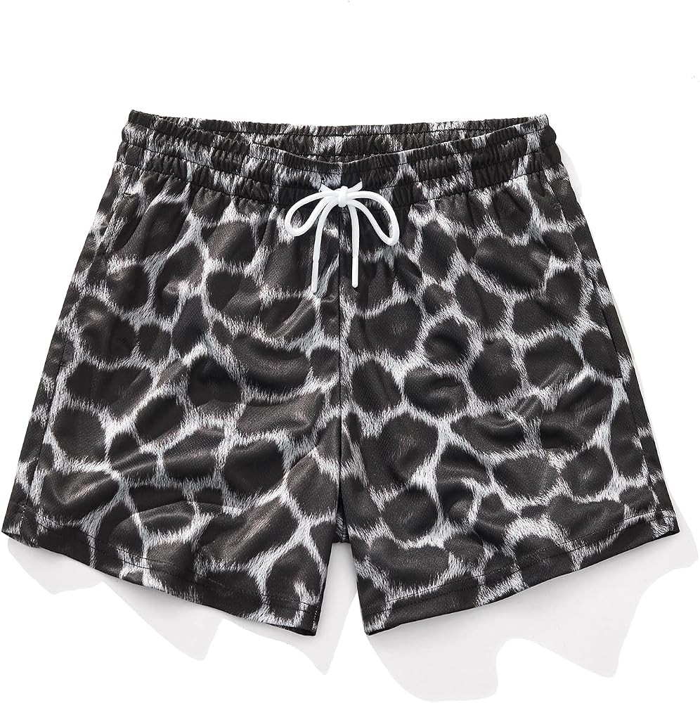 AIMPACT Men's Animal Graphic Print Shorts 5" with Pockets | Amazon (US)