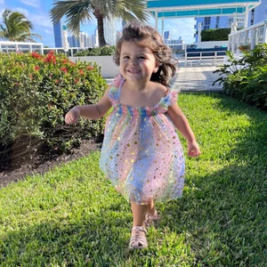 NEW  Pink Pastel Rainbow Tulle Dress Baby Tulle Dress  - Etsy | Etsy (US)