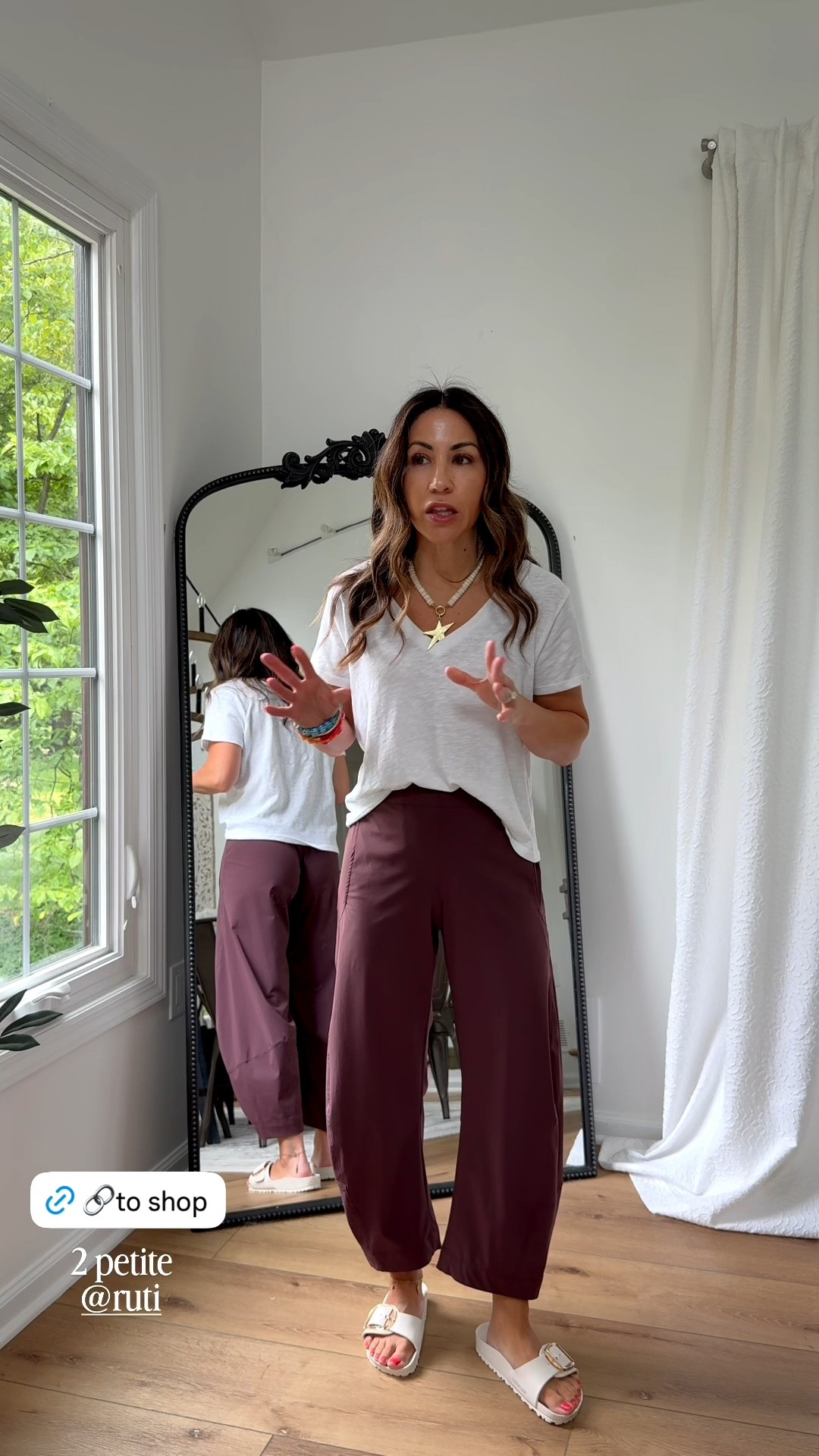 2 petite Ruti pants. Xs tee. Barrel pants, trousers

#LTKOver40 #LTKPetite
