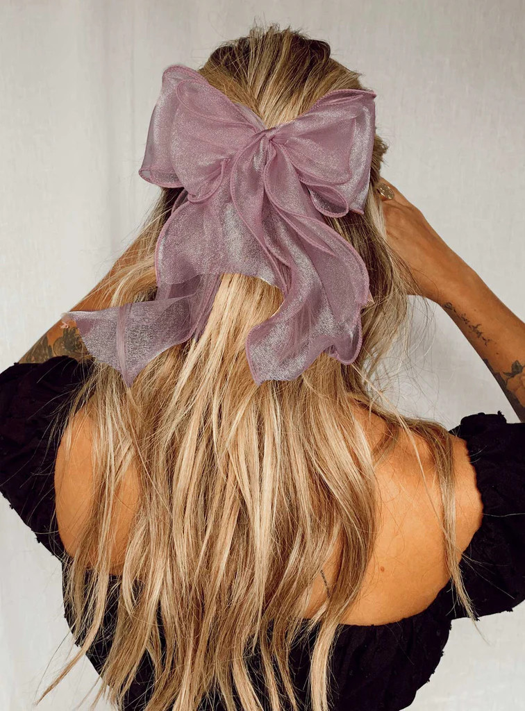 Linney Hair Bow Pink | Princess Polly US