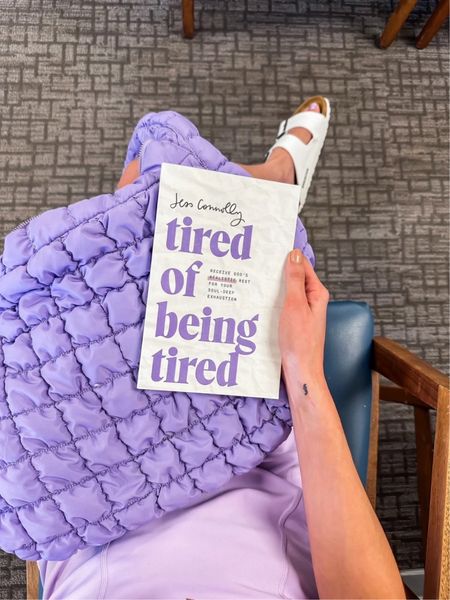 Purple quilted bag + motivational book 

Free people look for less // Amazon finds // quilted purse // encouraging book // free people look alike bag // white Birkenstock sandals // Mother’s Day gift ideas 

#LTKItBag #LTKStyleTip #LTKGiftGuide