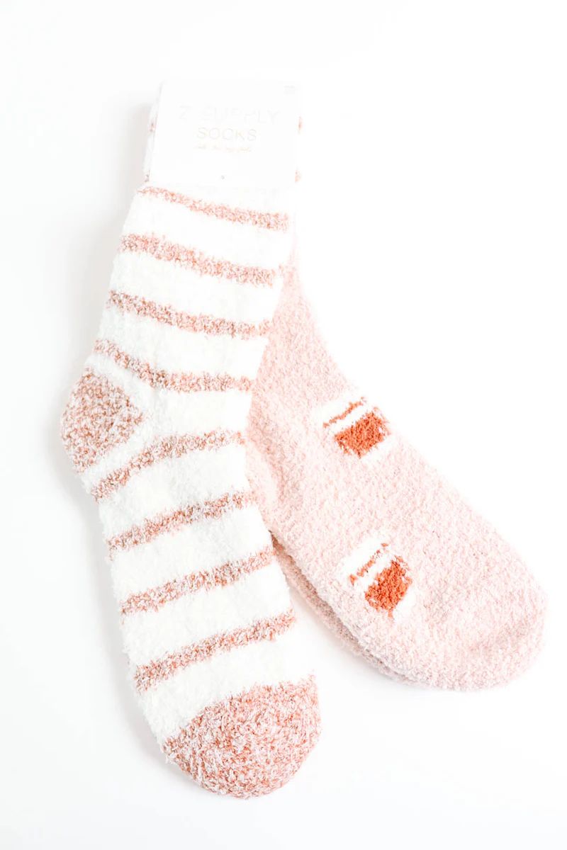 Z Supply Plush Socks - Latte | The Impeccable Pig