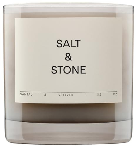 SALT & STONE Scented Candle for Women & Men | Hand-Poured, Aromatic & Fragrant | Coconut & Soy Bl... | Amazon (US)