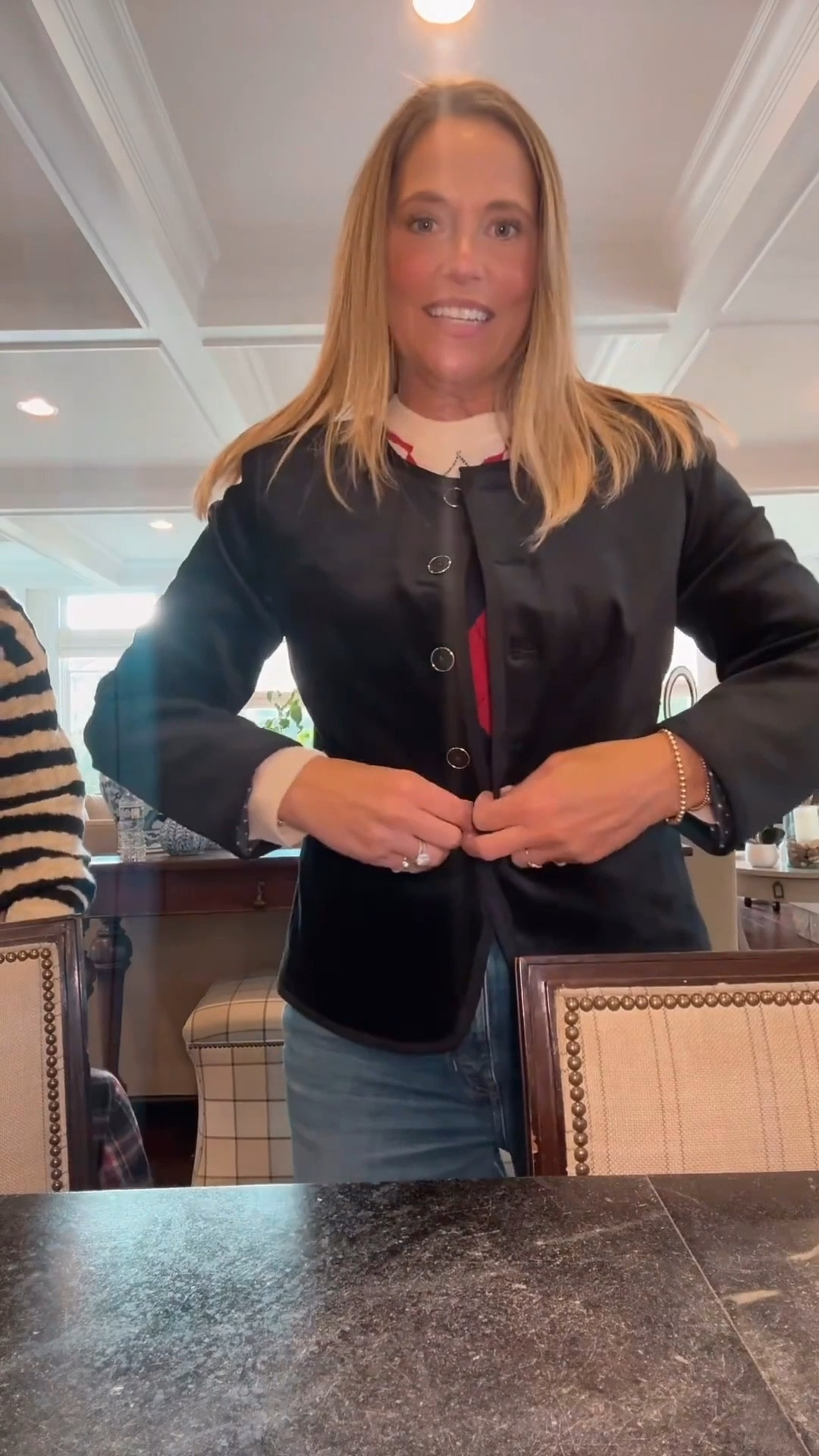 50% off our jackets! Wearing size 10. M

#LTKOver40 #LTKootd