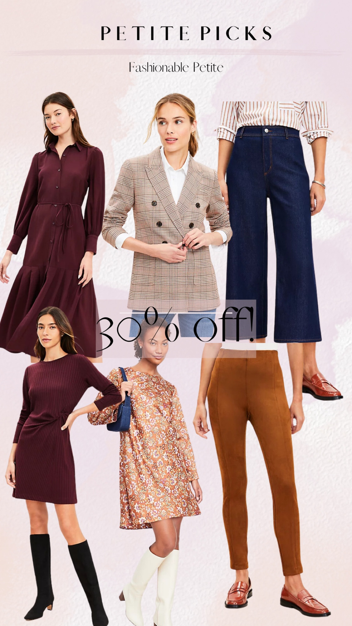Petite friendly outfits for fall!

Petite, fall outfits, dresses, jeans, petite jeans, fall outfit 

#LTKSaleAlert