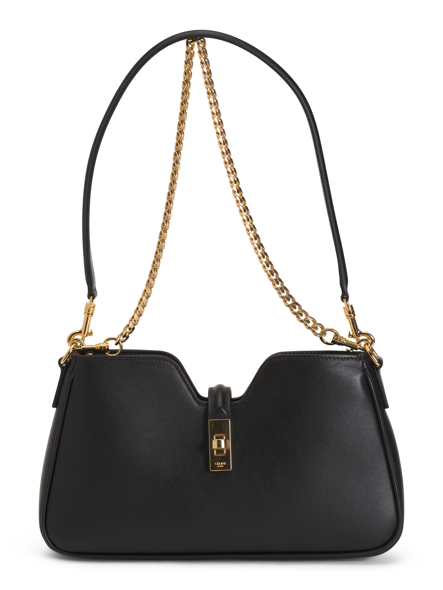Made In Italy Calfskin Leather Camille 16 Shoulder Bag | TJ Maxx