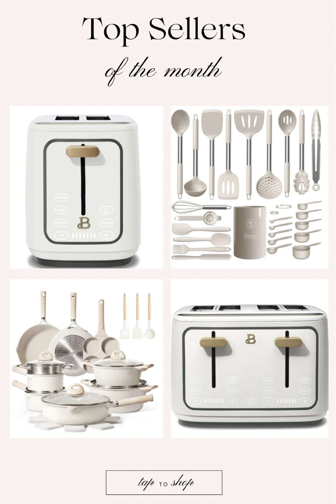 Silicone Cooking Utensils Set - Heat Resistant Silicone Kitchen Utensils for Cooking, Kitchen Utensil Spatula Set w Holder,BPA FREE Kitchen Toasters, Double, Single, Gadgets Tools  for Non-Stick Cookware Dishwasher Safe (Khaki) Carote Nonstick Pots and Pans Set, 21 Pcs Induction Kitchen Cookware Sets (Beige Granite)


#LTKFamily #LTKSaleAlert #LTKHome