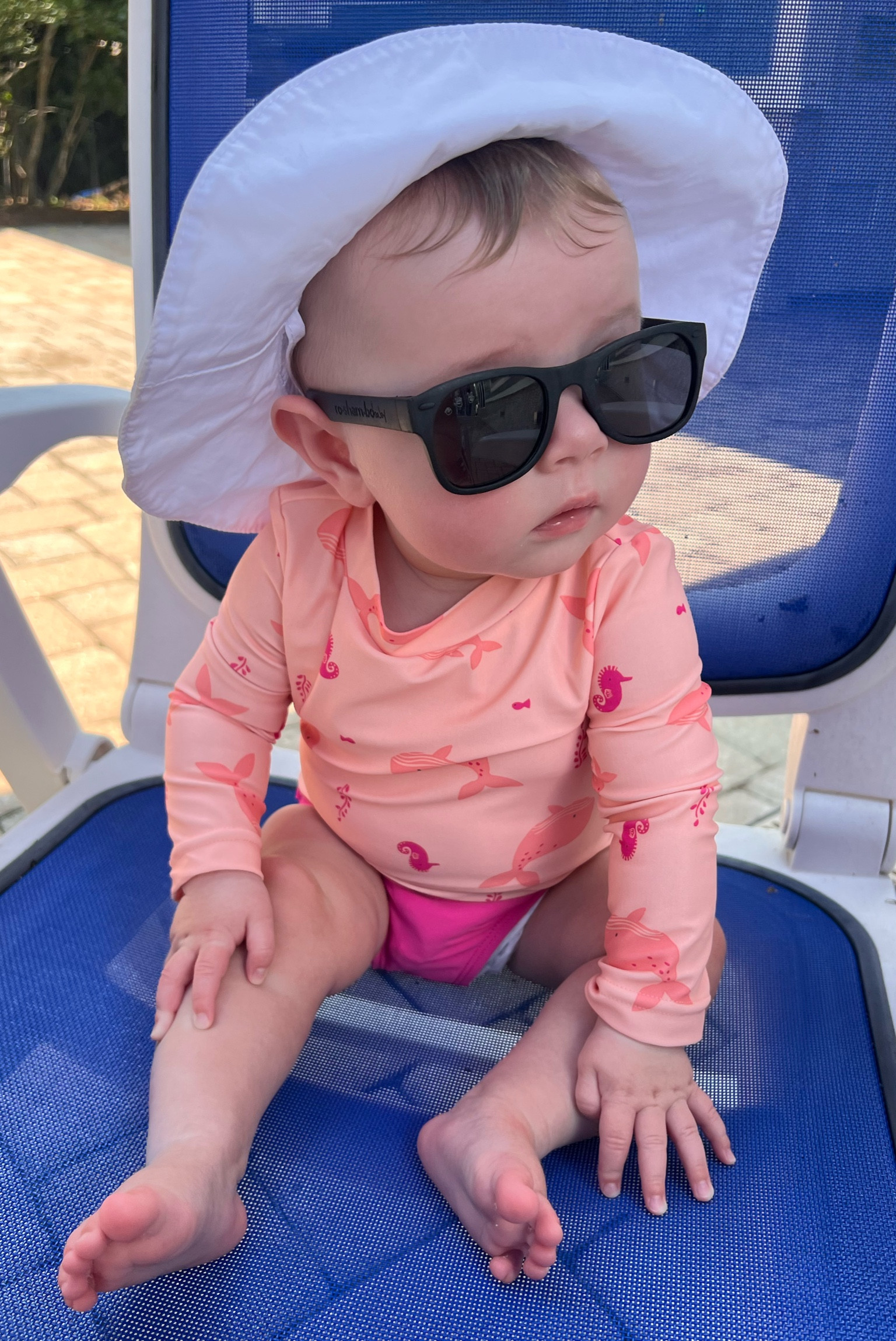 These polarized sunglasses are unbreakable & come with a silicone strap to help keep the glasses from being thrown off. 😉  

#LTKSwim #LTKBaby #LTKFindsUnder50