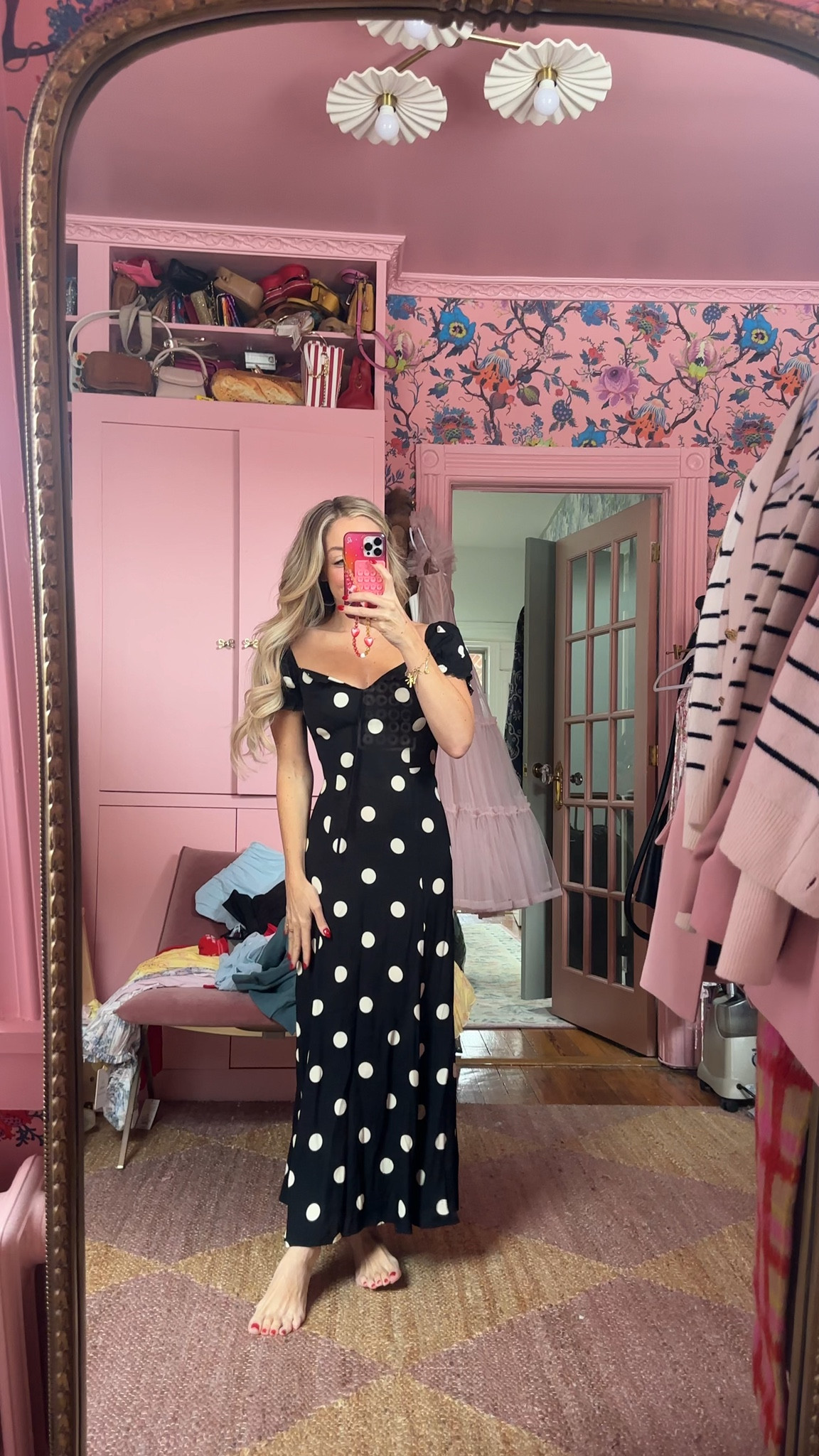 11.10 try on ✨  Nordstrom reformation Shyla polka dot maxi dress wearing size 0

#LTKWorkwear #LTKSeasonal #LTKWedding