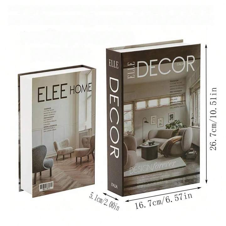 1pc Simulated Book Decorative Ornament, Contemporary Living Room Home Decor Creative Bookshelf Di... | SHEIN