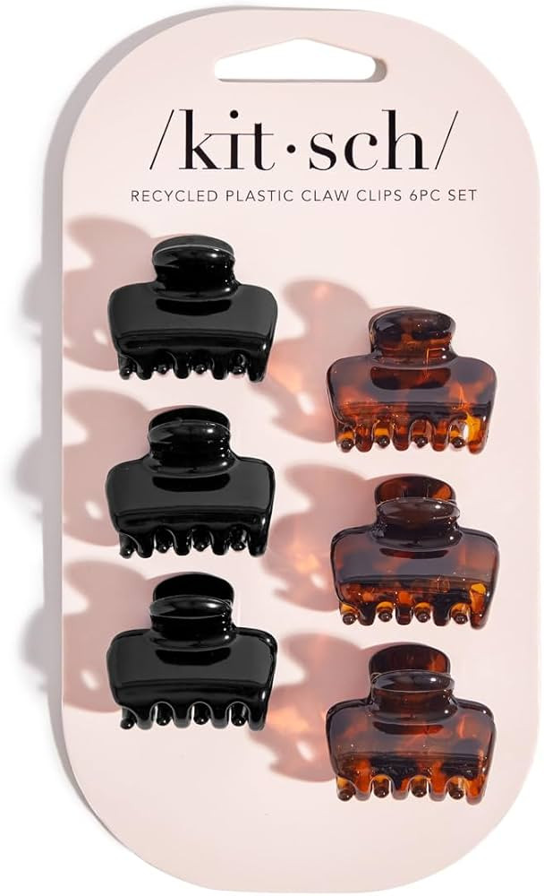 Kitsch Small Hair Clips for Women - Stays In Place Without Pulling or Snagging | Durable Plastic,... | Amazon (US)