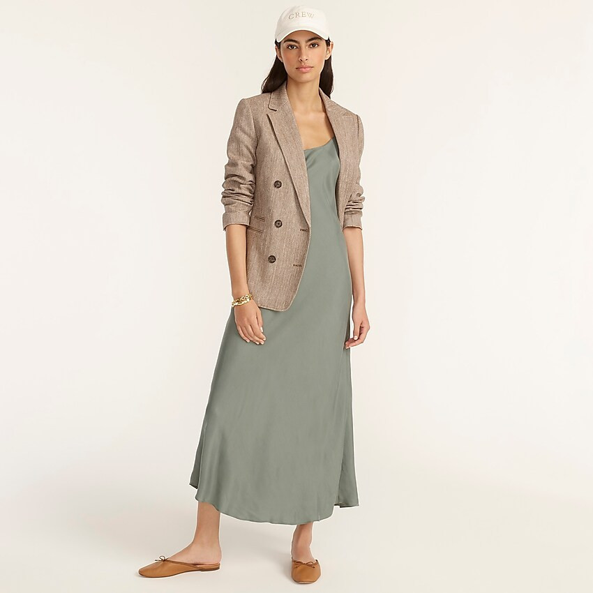 Eco cupro slip dress | J. Crew US