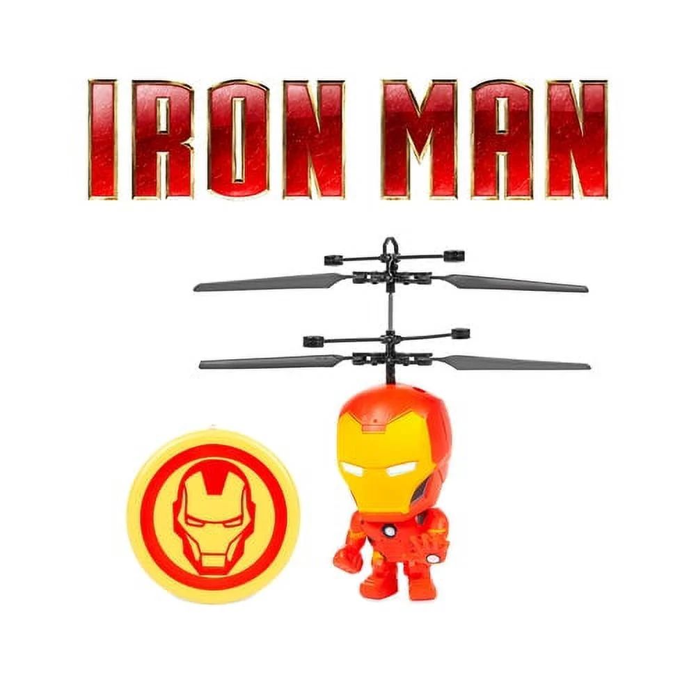10.75" Marvel Avengers Iron Man Flying Figure Helicopter | Walmart (US)