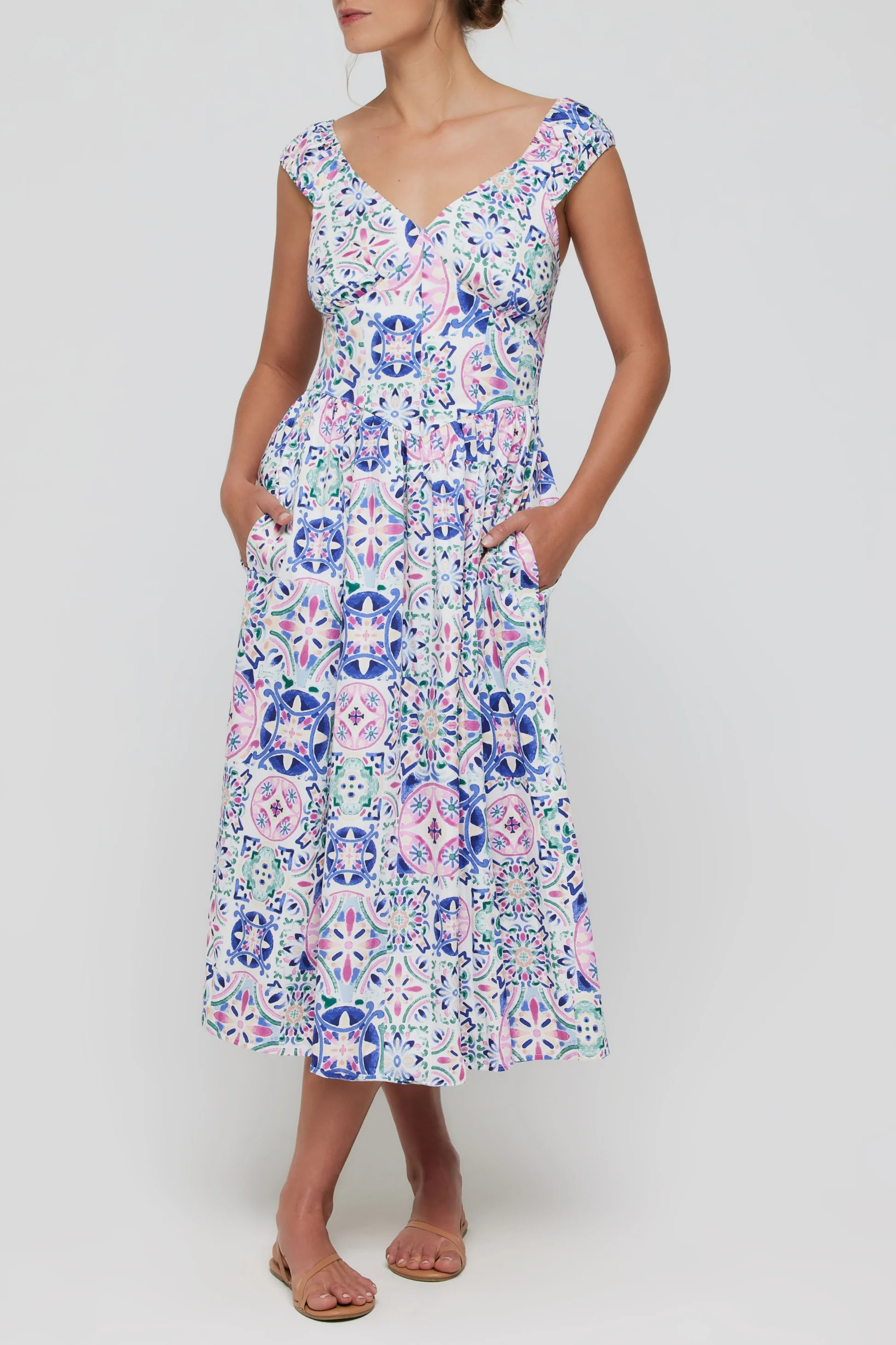 Ruched Midi Dress | Hermoza