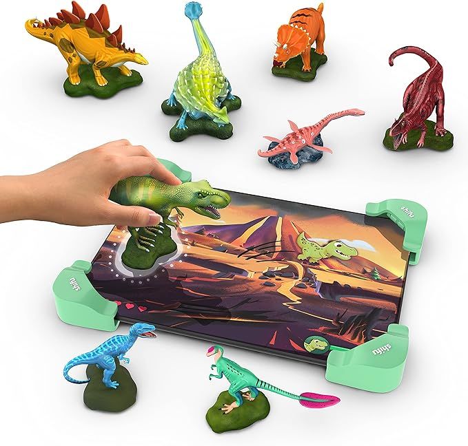 Tacto Dino by PlayShifu - Interactive Dinosaur Figurines Toy | Logic Puzzles & Learning Games for... | Amazon (US)
