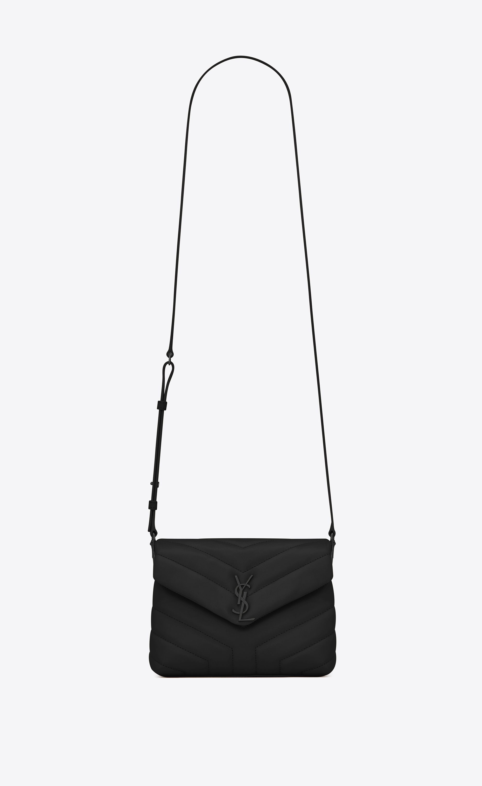 Mini Bags Loulou Loulou Toy Bag In Matelassé "y" Leather Black Onesize | Saint Laurent Inc. (Global)