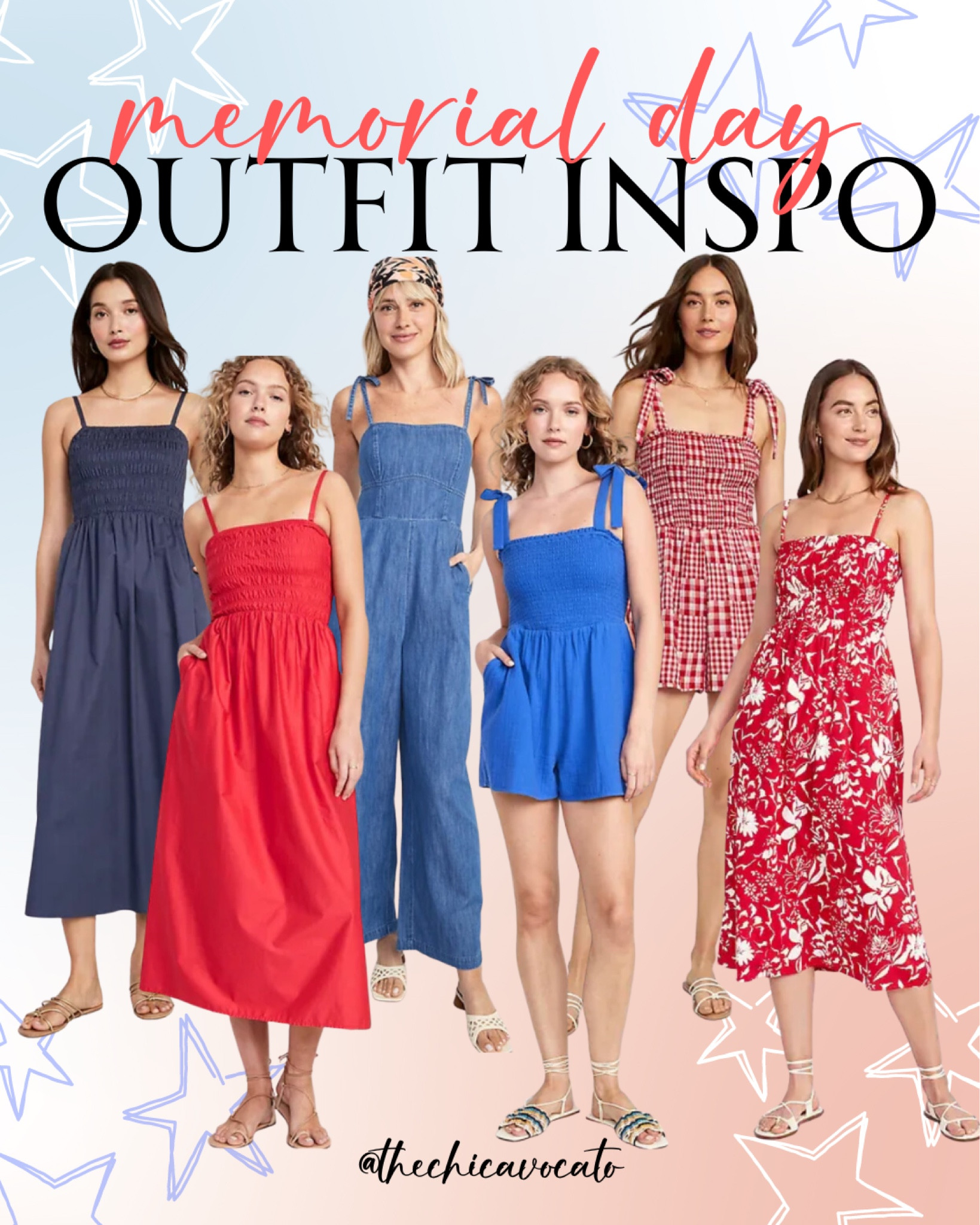 Memorial Day Outfit Inspo from Old Navy! 

Now through 5/11 take 30% off your purchase even on clearance items!!! No code needed, price adjusted in cart! 

#memorialday #patriotic #patrioticoutfit #redwhiteandblue #memorialdayfit #memorialdayoutfit 

#LTKSeasonal #LTKunder50 #LTKstyletip