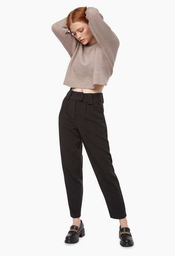 Relaxed Fit Ankle Pants | JustFab