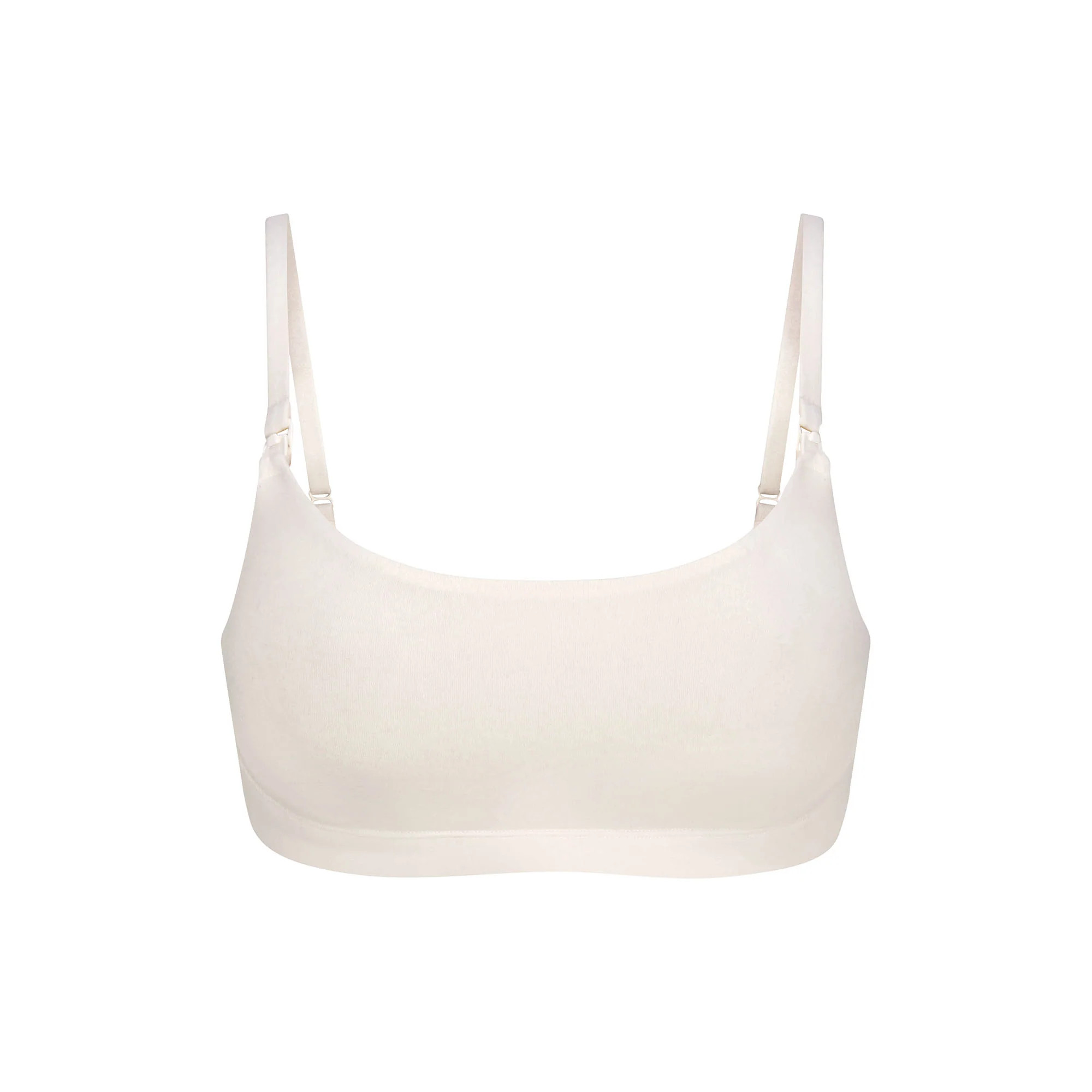 COTTON JERSEY MATERNITY NURSING SCOOP BRALETTE | MARBLE | SKIMS | SKIMS (US)