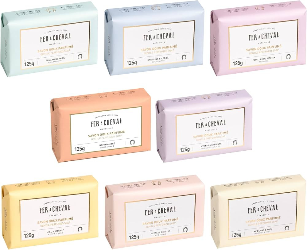 Fer \u00e0 Cheval Organic Gentle Perfumed Soap Bar \u2013 All-Natural, Hypoallergenic, SLS & Para... | Amazon (US)