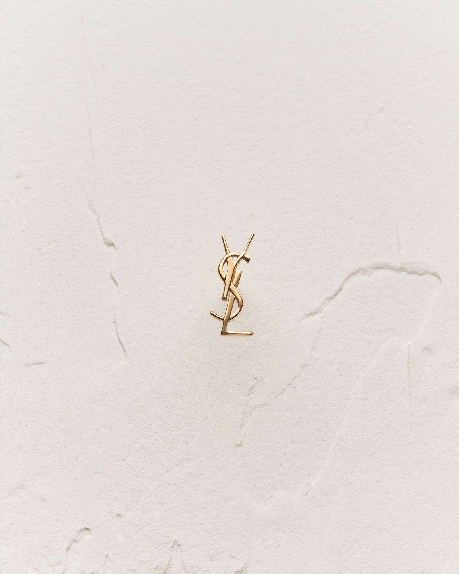 cassandre stud earring in 18k yellow gold | Saint Laurent Inc. (Global)