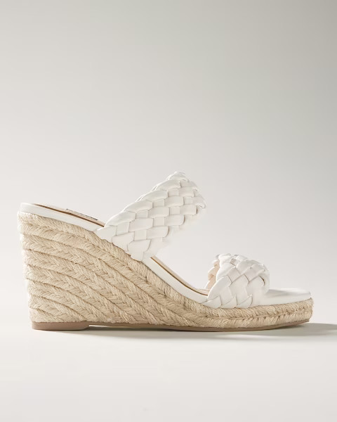 Braided High-Heel Wedge | White House Black Market