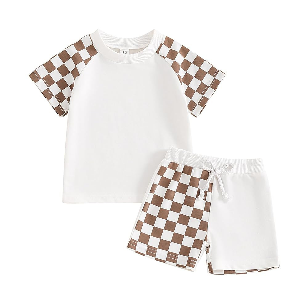 Kuriozud Toddler Baby Boy Summer Outfit Short Sleeve T Shirt Shorts Set 3 6 12 18 24 Months 2T 3T... | Amazon (US)