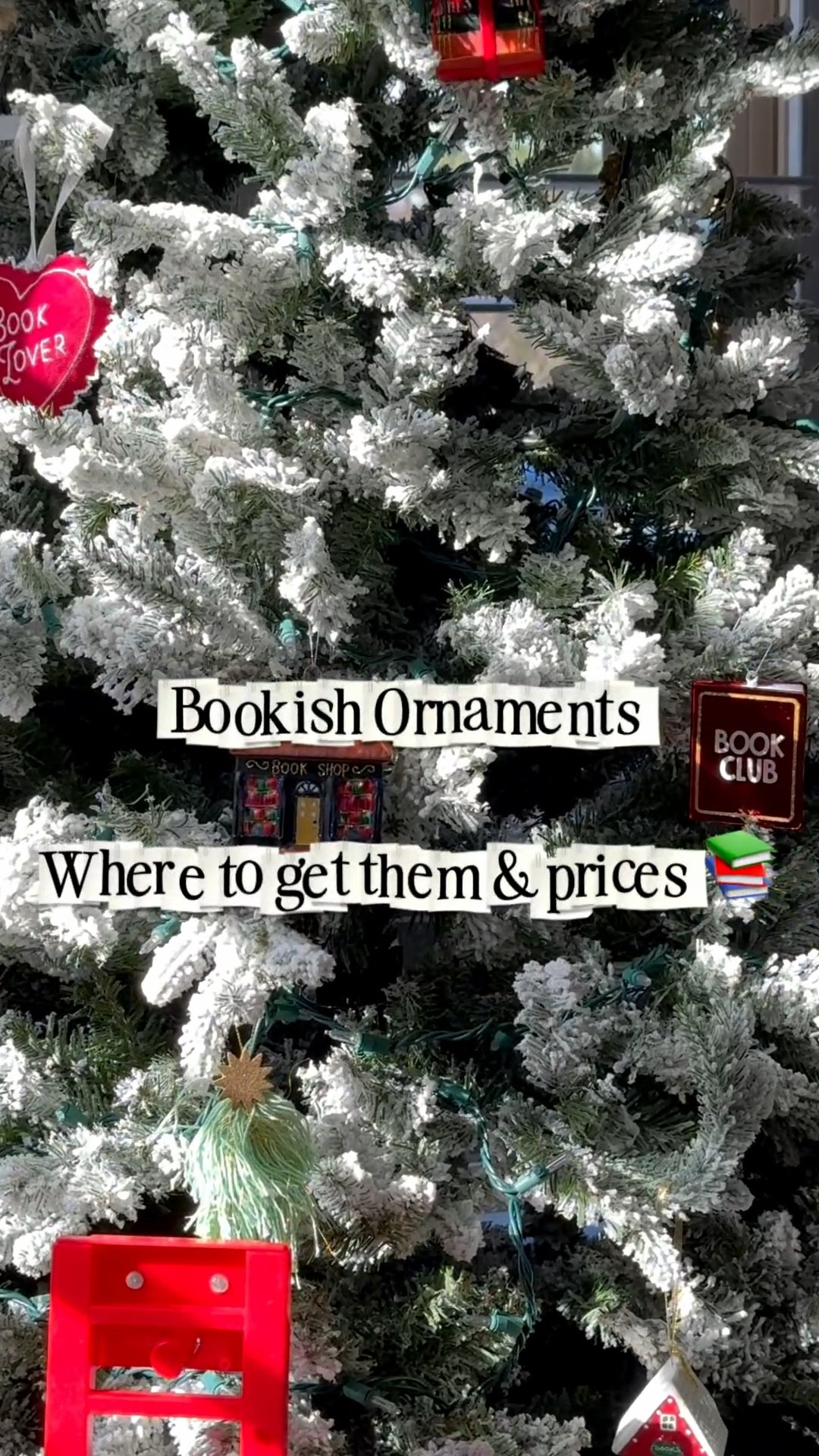 Bookish Ornaments 📚🎄

#LTKSeasonal #LTKHome #LTKHoliday